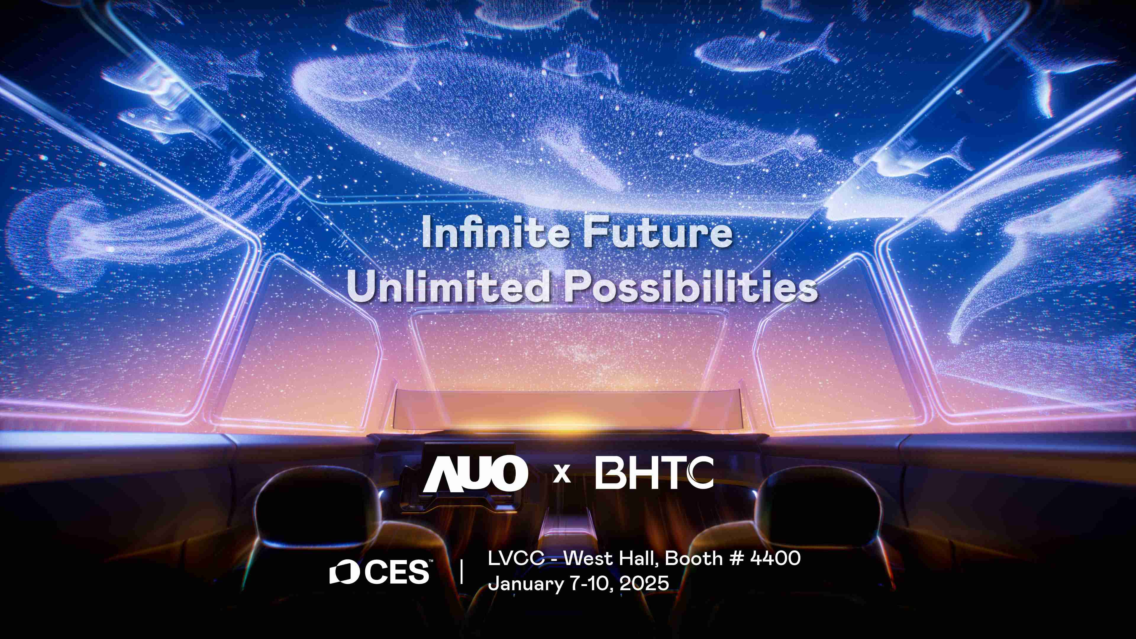 口袋牛店以Infinite Future, Unlimited Possibilies为主题，，，，联合BHTC于CES 2025扩大规模展出